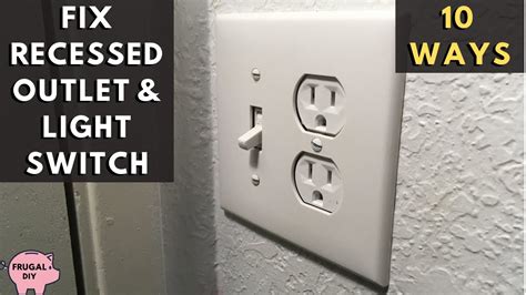 recessed wall outlet repair